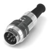 Złącze DIN 8 -pinowe Męski Montaż na kablu M16 100 V
