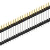 Pin header, 30 pole, pitch 2.54 mm, straight, black, SL519730S
