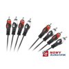 Kabel 4*RCA 3m łezka