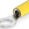 Insulated ring cable lug, 3.0-6.0 mm², AWG 12 to 10, 7.92 mm, M8, yellow, 320576