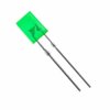 2x Dioda LED zielona prostokątna 2x3x4mm 3.2V mała