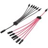 TRU COMPONENTS TC-12195672 PV solar connector cable set Black Red 2 pcs