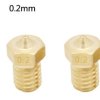 Opencircuit Extruder nozzle 0.2mm for 1.75mm filament - 2 pieces
