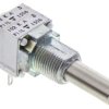 Potencjometr 1kΩ typ Obrotowy Vishay średnica wału 6 mm 0.1W długość wału 25mm Montaż panelowy