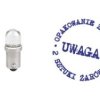 Ba9s LED 12V biała 1xLED Bosma 3912