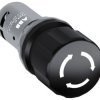 Przycisk bezpieczeństwa grzybkowy 30mm 1Z+1R - 1Z - 1R 24 ... 300 V czarny CE3T-10B-11 1SFA619500R1076