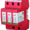 Ochronnik przeciwprzepięciowy modularny 600 V na szynę DIN Dehn Ogranicznik przepięć typu 2 15kA