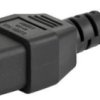 Device connection cable, North America, plug type B, straight on C19 socket, straight, SJT 3 x AWG 14, black, 2.5 m, 6009.5195