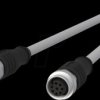 142MNA12050 Sensor cables, M12, 8-pin, plug > coupling, 5 m