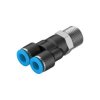 FESTO 153143 Y-piece Pipe Dia 8 mm Thread R3/8 1pc