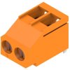 PCB terminal, 2 pole, pitch 5 mm, AWG 26-12, 20 A, screw connection, orange, 1994230000
