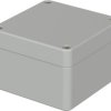 ABS enclosure, (L x W x H) 82 x 80 x 55 mm, light gray (RAL 7035), IP65, 03210000