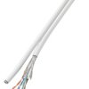 TRU COMPONENTS Duplex-Przewód sieciowy CAT 6 SF/UTP 4 x 2 x 0.196 mm² biały 50 m