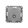 SEDNA DESIGN & ELEMENTS Gniazdo antenowe TV końcowe (4dB) srebrne aluminium SDD113471 SCHNEIDER ELECTRIC