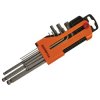 Faithfull HBG-M009 Long Arm Ball End Hex Key Set of 9 Metric (1.5-10mm)