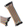 Przewody Kable Zworki DuPont F-F 40 szt. 10cm Żensko-Żeńskie do Elektroniki