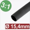 Quadrios 24CA290 Heatshrink adhesive Black 15.40 mm 5.13 mm 3:1 per metre