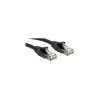 LINDY 45434 RJ45 Patch Cable CAT 6 U/UTP 3m Black Snagless 1 pc(s)
