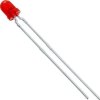 Dioda LED THT Vishay TLLR4401, czerwony, okrągły, 3.2 mm, 2 mcd, 50 °, 7 mA, 1.9 V