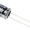 Kondensator 220μF 50V dc Radialny, Otwór przelotowy RS PRO roztaw: 5mm 10 (Dia.) x 15mm