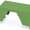 Plastic upper part of housing, (L x W x H) 45.85 x 45.2 x 99 mm, green, IP20, 2709192