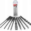 Zestaw dłut i wierteł SDS-PLUS 10szt. D-46361