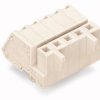 Socket header, 5 pole, pitch 5 mm, angled, light gray, 721-305/008-000