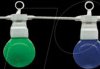OT5095 LED light string E27, 20 bulbs, colored, 13m, white,