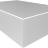 Aluminum enclosure, (L x W x H) 305 x 203 x 76 mm, natural, 1444-24