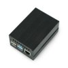 Obudowa do Raspberry Pi 4B z wentylatorem - metalowa - czarna