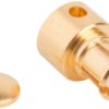SMP plug 50 Ω, 0.047 semi-rigid, solder connection, angled, SMP-FR-C06