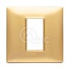 Ramka ozdobna Plana, 1M centralnie, Matt Gold, 14641.25
