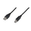 Kabel Połączeniowy Usb 2.0 Typ Usb A/Usb B, M/M Czarny 1,8M Ak-300102-018-S