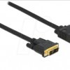 86750 Cable DVI 12+5 male to VGA male 3 m