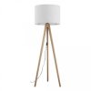 Lampa podłogowa 145cm z abażurem w kolorze lnu GRAND 16007 TK Lighting