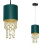 Lampa Wisząca Almeria Green/Gold 1Xe27 Mlp6449 Milagro