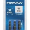 PZ3 25MM GROTY TORSION POZIDRIV3 /opak.=3szt./RT-BIT-PZ3X3
