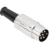 BKL Electronic DIN Plug, Cable Mount, 5 Pin (180°)