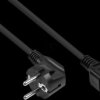SK0190-S030 Power cord, protective contact plug type E+F (90° weight), 3 m.