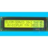 WYŚWIETLACZ LCD 2x20A Y/G 20x2 POZYTYW 2002A