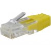 Osłonka wewnętrzna wtyku RJ45 żółta WORECZEK 100szt.