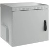 Wall enclosure, 19", 16 U, (H x W x D) 850 x 600 x 600 mm, IP55, steel, gray, 691716IP55.2