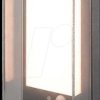 23033 Solar wall light with motion sensor, 1 W, 95 lm, 3000 K, grey, I