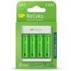 Ładowarka E411 + 4x2100mAh bez zasilacza GP