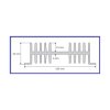 Radiator A4129 L-7cm