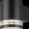 10399 Solar wall light fixture, 70 lm, 3000 K, black, motion sensor