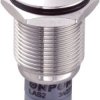 Przełącznik wciskany, wandaloodporny zatrzask TRU COMPONENTS LAS2GQF-11ZE/B/12V/N/P, 1 x wł/wł, IP67, 1 szt.