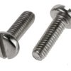 Śruby maszynowe M2.5 łeb z łbem walcowym soczewkowym Stal nierdzewna długość 8.0mm skok 0.45mm