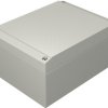Aluminum enclosure, (L x W x H) 160 x 120 x 81 mm, gray (RAL 7038), IP66, 041216080