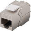 Keystone socket, RJ45, 8 pole, 8P8C, Cat 8.1, LSA, panel mounting, 61129